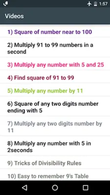 Math definitions Dictionary an android App screenshot 0