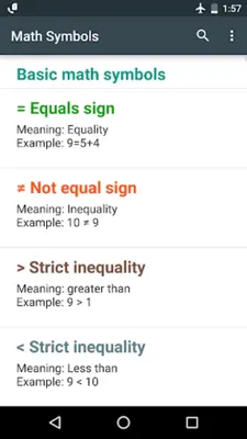 Math definitions Dictionary an android App screenshot 3